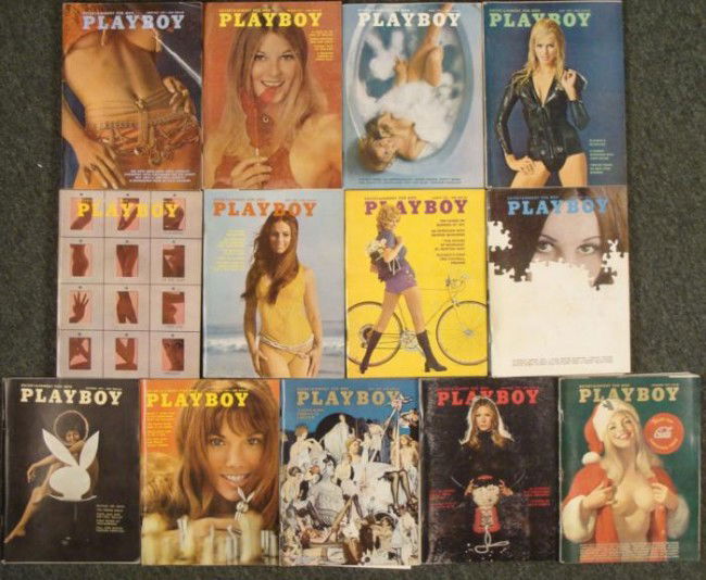 Vintage 13 Playboy Magazines 1971-1972: Huff Hefner has been educated minds for over 55 years with the beauty and elogance of the womens body. He has pushed the boundaries on sexuality for years and wanted to show