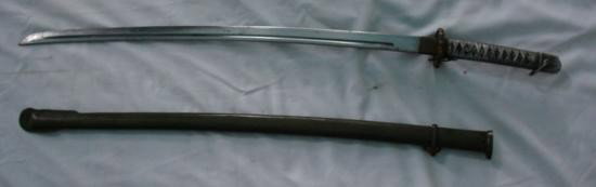 WWII JAPANESE ARMY OFFICER NCO GUNTO KATANA SWORD: WWII JAPANESE ARMY OFFICER NCO GUNTO KATANA SWORD