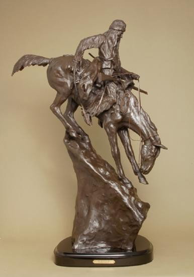 The Mountain Man by Frederic Remington: A Steep Descent Captured Forever in Bronze