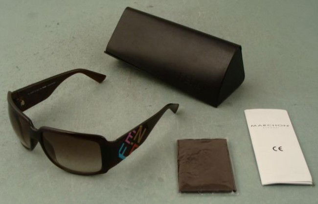 Fendi Womens Sunglasses 456 Italy NEW IN CASE: This is a pair of Fendi Sunglasses, and they are in New condition in the original case, with paperwork, and lens cleaning cloth. The model of these is number 456 in dark brown, and they were made in I
