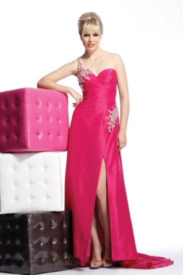 BG Haute Taffata Ball Gown Dress Pink Fuchsia Sz 4: This Taffata Ball Gown is fuchsia, with light pink gem trim, in elegant designs. Condition: Brand new with tags; never worn! Brand: BG Haute Style: Taffata Ball Gown Style number: B24017 Retail: $42