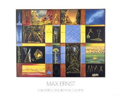 Ernst Vox Angelica 1944 Poster: Reference #: ULNR320 Artist Name: Ernst, Max Title: Vox Angelica 1944 Medium: Offset Lithograph Edition Size: Open Year: Unknown Paper Size: 27.5 x 35.5 inches Image Size: 19.25 x 26 inches Condition: