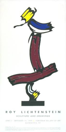 1992 Lichtenstein Brushstroke-Collage Serigraph: Reference #: ULGH1077 Artist Name: Lichtenstein, Roy Title: Brushstroke-Collage For Sculpture Medium: Serigraph Edition Size: 500 Year: 1992 Paper Size: 72 x 35.5 inches Image Size: 65 x 35.5 inches C