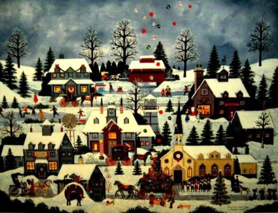 Good Wishes Good Cheer by Jane Wooster Scott: Artist: Jane Wooster Scott Good Wishes, Good Cheer Medium: Offset Lithograph Size: 18" by 24" Paper: Lustro 100% Archival Edition Size: 495 Artist's Proofs: 95 Hand Signed