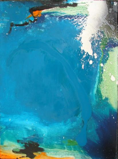 MORNING Abstract Acrylic Painting Paper Art D ROBERTS: Offered here is an acrylic on paper by American artist Dick Roberts. Lush, dense, and dripping with palpable texture this paper work comes alive in streams of robust beauty. A heavy splash of brillian