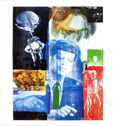 Rauschenberg Retroactive I Poster: Reference #: ULNR1100 Artist Name: Rauschenberg, Robert Title: Retroactive I Medium: Offset Lithograph Edition Size: open Year: Unknown Paper Size: 27 x 22 inches Image Size: 24.25 x 17 inches Conditi