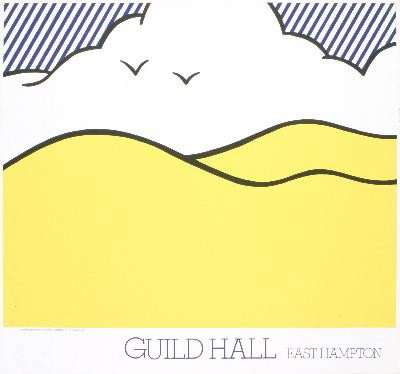 1980 Lichtenstein Landscape Serigraph: Reference #: ULEF5910 Artist Name: Lichtenstein, Roy Title: Landscape Medium: Serigraph Edition Size: 1000 Year: 1980 Paper Size: 32 x 34 inches Image Size: 27.75 x 33.5 inches Condition: A-: Near Min
