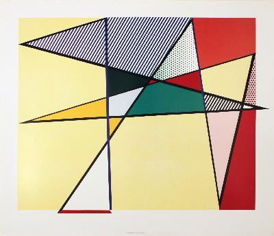 1988 Lichtenstein Imperfect Series Poster: Reference #: ULYY9108 Artist Name: Lichtenstein, Roy Title: Imperfect Series Medium: Offset Lithograph Edition Size: Unknown Year: 1988 Paper Size: 27.5 x 31.25 inches Image Size: 22.75 x 27.25 inches