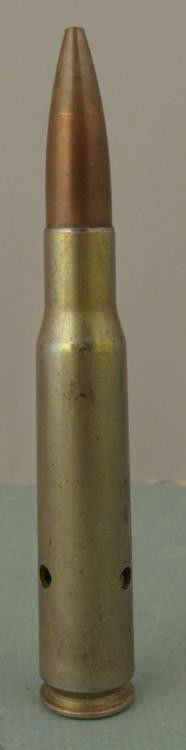 WWII U.S. LARGE ARTILLERY SHELL: WWII U.S. LARGE ARTILLERY SHELL-5 1/2" LONG-MARKED-DEWATTED BOTTOM MARKED "FA4" For International shipping please request a SHIPPING QUOTE Shipping and handling for this item is $6.95 p