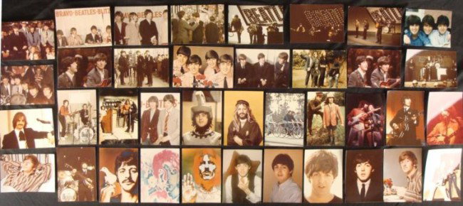 38 Beatles 5x7 Photos 2nd Generation Lennon, McCartney: This is a collection of 38 different Beatles photographs, all 5 x 7 glossies. There are both early and later shots of the boys, including some from their movies, and some funny ones of the