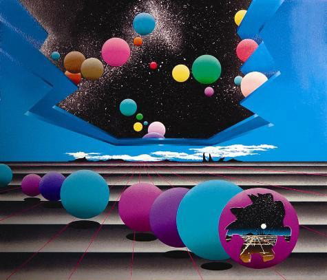 Stan Solomon Abstract Art Print IN THE BEGINNING: Offered here is an exciting and dramatic abstract print by well-known and avidly collected American artist Stan Solomon: * Title: "In the Beginning" * 1989 * Limited edition serigraph on paper * Signe