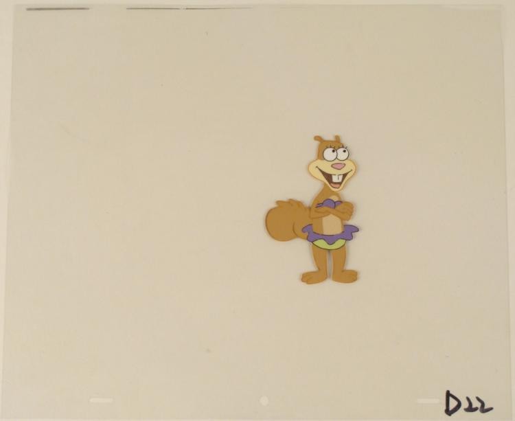 Animation Original Will You Look at That Spongebob Cel: This original animation cel is from the Nickelodeon TV show SpongeBob Squarepants. The story takes place under the deep blue sea in Bikini Bottom, where SpongeBob resides. Sp