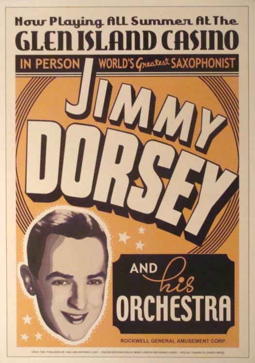 3 Jazz Concert Posters Armstrong Dorsey Webb: These 3 Jazz Concert Posters are from the Golden Age of jazz, and feature some giant stars and memorable concerts. * Medium: Print on heavy poster stock Size: 17" x 24" Publisher: Jazz Age Editio