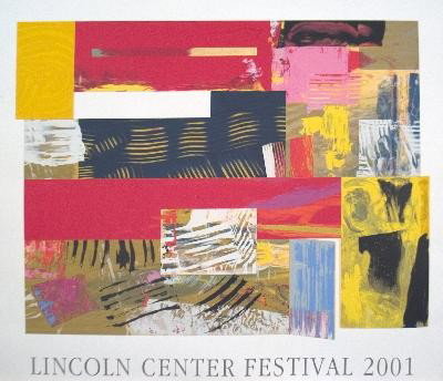 2001 Gilliam Lincoln Center Festival Serigraph: Reference #: ULLC1091 Artist Name: Gilliam, Sam Title: Lincoln Center Festival Medium: Serigraph Edition Size: 500 Year: 2001 Paper Size: 34.75 x 39.5 inches Image Size: 28 x 36.5 inches Condition