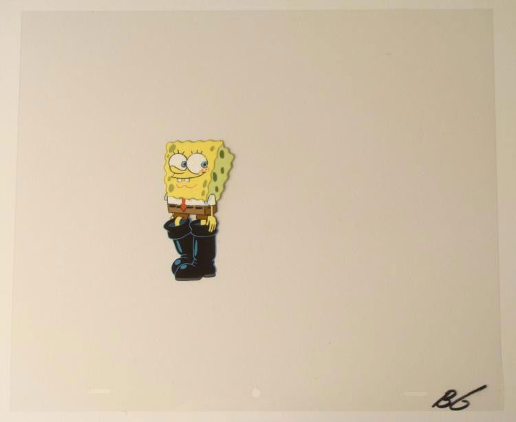 spongebob black boots