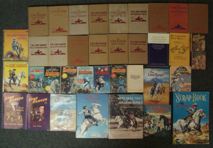 37 Lone Ranger & Tonto Books Western Silver Masked Man: 37 Lone Ranger & Tonto & Silver Books Western Masked * Condition of the books: Fair to Excellent There are paperback and hardcover book #1 "The Lone Ranger" by Fran Striker #3 "The Lone Ranger