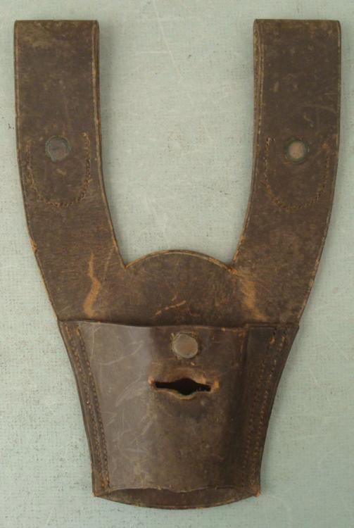 UNIQUE ORIGINAL FROG/HARNESS FOR A NAZI BAYONET-LEATHER: UNIQUE ORIGINAL FROG/HARNESS FOR A NAZI BAYONET OR HUNTING CUTLASS-LEATHER * NICE RARE LEATHER DOUBLE STRAPPED BLACK LEATHER EDGED WEAPON FROG-NAZI ERA-ORIGINAL