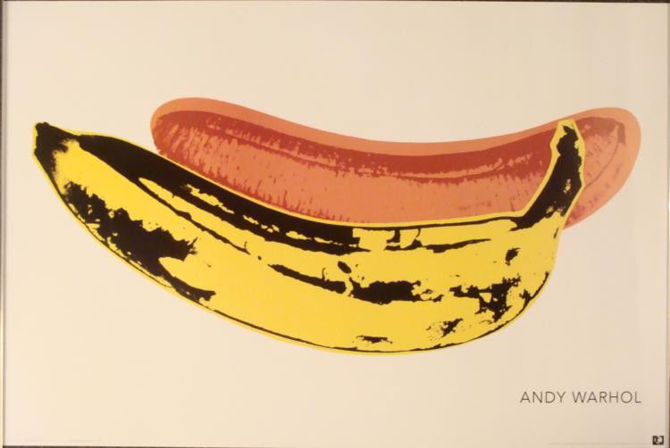 Andy Warhol : Banana, 1966 Art Print: Artist: Andy Warhol * Title: Banana, 1966 * Image Size: 24 x 36 inches. * Paper Size: 24 x 36 inches.