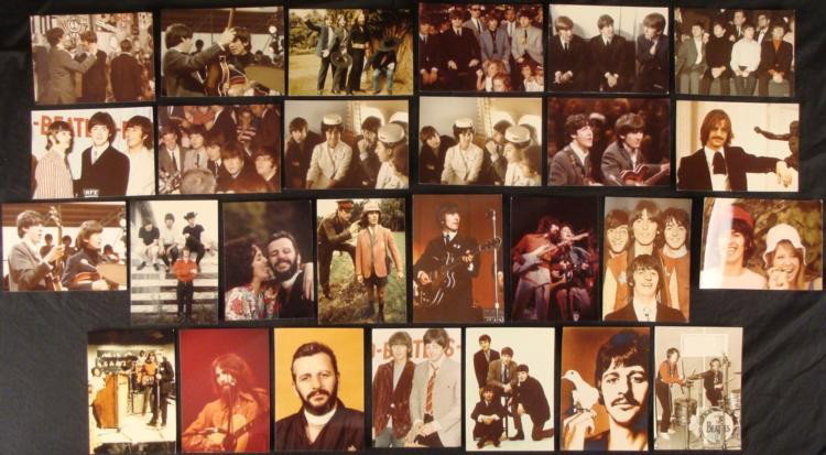 27 Beatles 5x7 Photos 2nd Generation Lennon, McCartney: This is a collection of 27 different Beatles photographs, all 5 x 7 glossies. There are many of the Fab Four, in both studio and intimate candid shots. There are also a couple from the post Beatles er