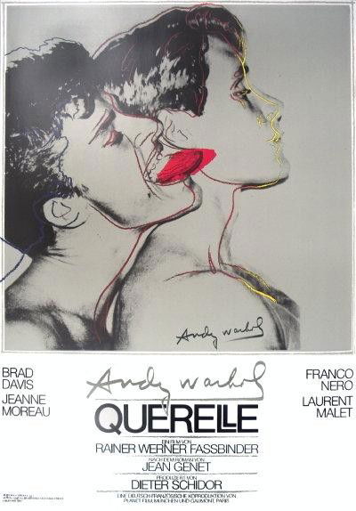 Andy Warhol : Querelle (Grey) Art Print: Artist: Andy WarholTitle: Querelle (Grey)Image Size: x inches.Paper Size: 39.25 x 27.5 inches.