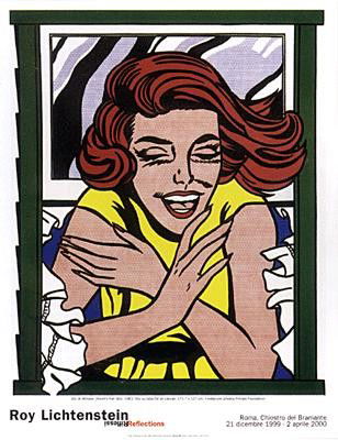 Roy Lichtenstein : Girl at Window Art Print: Artist: Roy Lichtenstein * Title: Girl at Window * Image Size: x inches. * Paper Size: 35.5 x 27.5 inches.