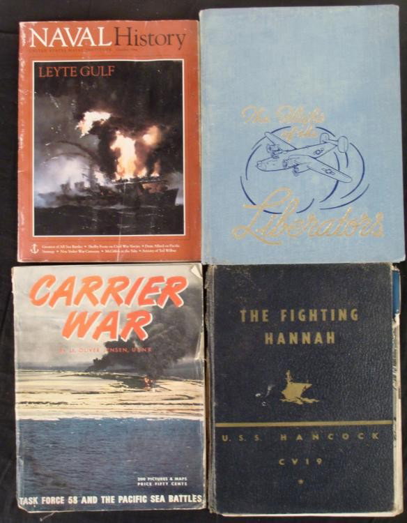 4 Air Force & Navy Books Hannah, Liberator Naval Vtg: 4 Air Force & Navy Books Hannah, Liberator * Books included: "Naval History"magazine, dated October 1994 * "The Flight of the Liberators" by: John S. Barker, Jr., 1986 "Carrier War" by: Lt. Oliver