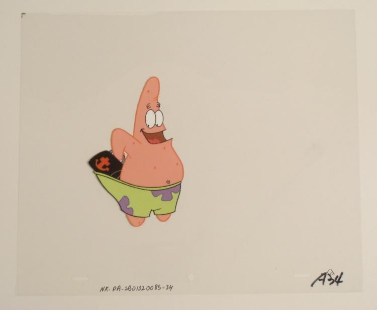 Medicine Kit Original SpongeBob Production Art Cel: This original animation cel is from the Nickelodeon TV show SpongeBob Squarepants. The story takes place under the deep blue sea in Bikini Bottom, where SpongeBob resides. Sp