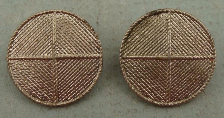 2 WII Military Service Pins Maker Marked: 2 WWII Military Service Pins * Maker Marked on reverse side