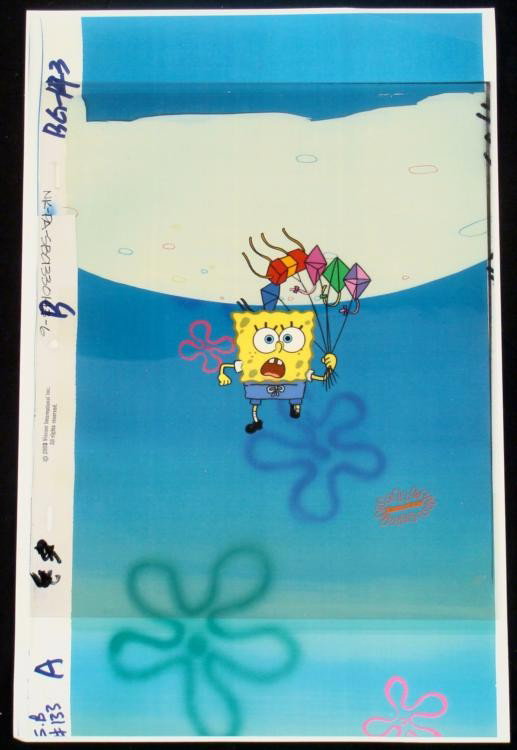 Production Art On the Run Original Cel Spongebob: Normal 0 false false false MicrosoftInternetExplorer4 /* Style Definitions */ table.MsoNormalTable{mso-style-name:"Table Normal";mso-tstyle-rowband-size:0;mso-tstyle-colband-size:0;mso-style-noshow:ye