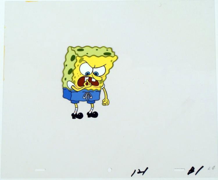 Cel Production Stupid Tooth Spongebob Art Original: Normal 0 false false false MicrosoftInternetExplorer4 /* Style Definitions */ table.MsoNormalTable{mso-style-name:"Table Normal";mso-tstyle-rowband-size:0;mso-tstyle-colband-size:0;mso-style-noshow:ye