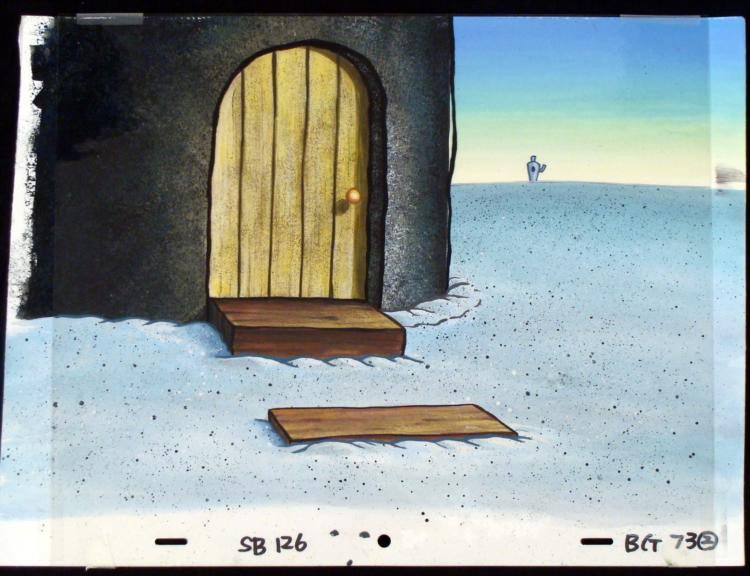 Spongebob Orig Production Cel & Background House Door: Normal 0 false false false MicrosoftInternetExplorer4 /* Style Definitions */ table.MsoNormalTable{mso-style-name:"Table Normal";mso-tstyle-rowband-size:0;mso-tstyle-colband-size:0;mso-style-noshow:ye