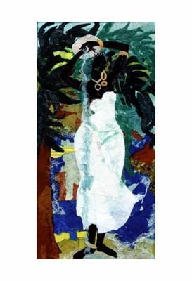 Willie Torbert - Purification: Artist: Willie Torbert Title: Purification Medium: Print Paper Size: 19 x 13" Image Size: 16 x 8" Biography * Mr. Torbert works in a variety of media, including oil, ink, and collage to produce singul