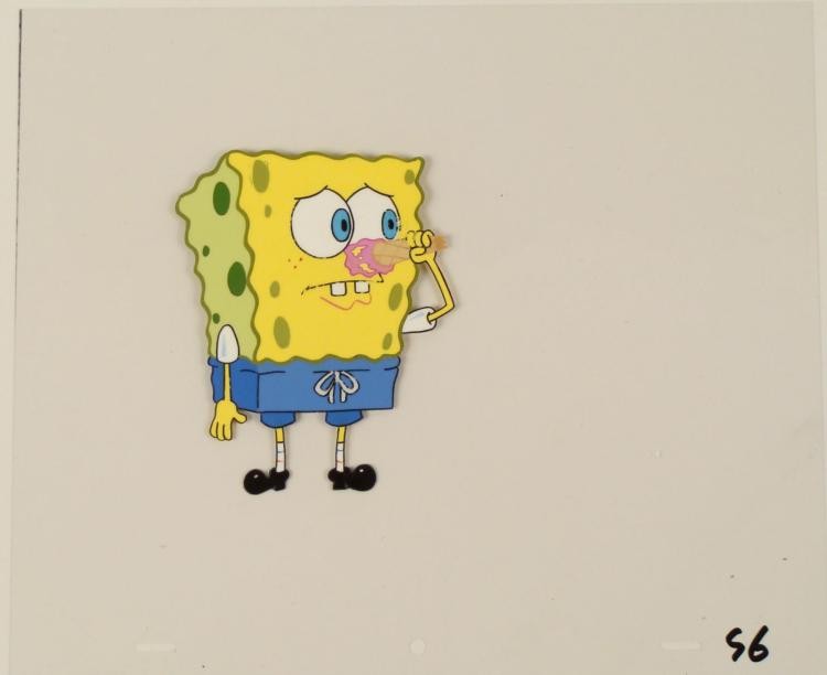 Original Art Spongebob Animation So Embarrassing Cel: Normal 0 false false false MicrosoftInternetExplorer4 /* Style Definitions */ table.MsoNormalTable{mso-style-name:"Table Normal";mso-tstyle-rowband-size:0;mso-tstyle-colband-size:0;mso-style-noshow:ye