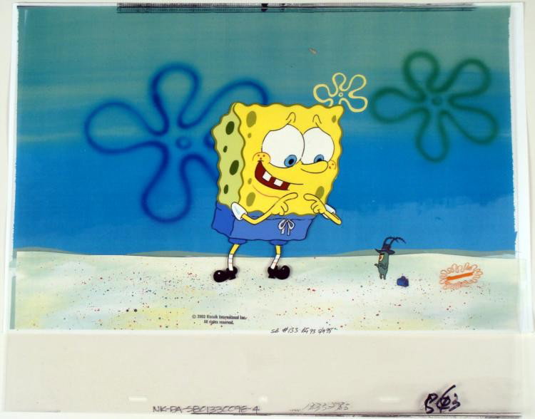 Original Cel In Trouble Again Spongebob Animation: Normal 0 false false false MicrosoftInternetExplorer4 /* Style Definitions */ table.MsoNormalTable{mso-style-name:"Table Normal";mso-tstyle-rowband-size:0;mso-tstyle-colband-size:0;mso-style-noshow:ye