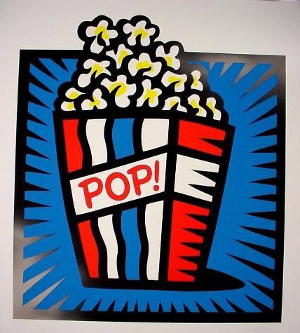 AMERICAN POP BLUE Burton Morris HUGE Pop Art Print S/N: This exciting image is by Burton Morris, a remarkably popular and avidly collected contemporary artist who has put his own energetic spin on Pop art! Title: "American Pop Blue" 1998 40 × 45 Origi