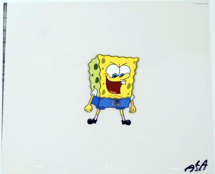Original In Your Face Production Art Spongebob Cel: Normal 0 false false false MicrosoftInternetExplorer4 /* Style Definitions */ table.MsoNormalTable{mso-style-name:"Table Normal";mso-tstyle-rowband-size:0;mso-tstyle-colband-size:0;mso-style-noshow:ye