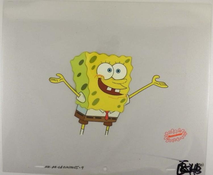 Original SpongeBob 3 Layer Production Cel Expressions: Normal 0 false false false MicrosoftInternetExplorer4 /* Style Definitions */ table.MsoNormalTable{mso-style-name:"Table Normal";mso-tstyle-rowband-size:0;mso-tstyle-colband-size:0;mso-style-noshow:ye