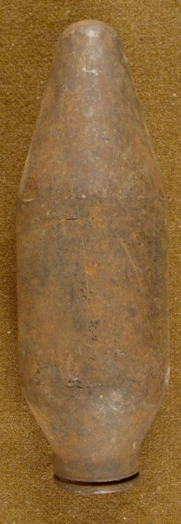 WWII ROCKET GRENADE-POSSIBLY NAZI: WWII ROCKET GRENADE-POSSIBLY NAZI PANZERFAUST? * SHOWS AGE-NEED TO BE CLEANED * 10 1/2" TALL.