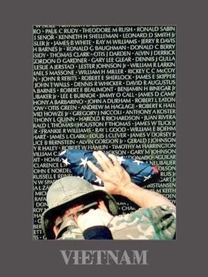 Peter Marlow Vietnam Memorial Wall Poster Print: This poster print is from a photograph that truly captures the emotion experienced by a soldier visiting the Vietnam Memorial. * Artist: Peter Marlow Title: Vietnam Memorial WallMedium: Print on paper