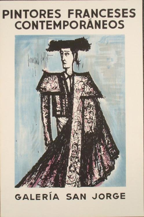 Bernard Buffet : Galeria San Jorge Art Print: Artist: Bernard Buffet Title: Galeria San Jorge Paper Size: 35 x 23 inches. The French painter Bernard Buffet (1928-1999) studied at the ecole des Beaux-Arts (1944-45) where his work came to the atten