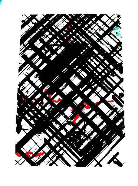 Ed Moses Signed LE Art Print Untitled 1: Bold cross-hatching is the dominant theme of this art print. * Artist: Ed MosesSignature: Signed by the artistTitle: "Untitled 1"Medium: Lithograph on paperSize: 33" x 25.25" Edition: Limited, numbere