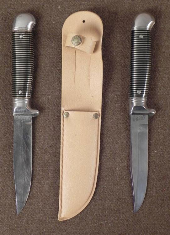 TWO IMPERIAL VINTAGE FIXED BLADE KNIVES May 30, 2012 Universal Live