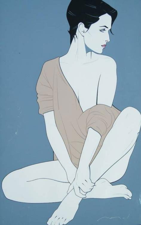 Patrick Nagel : Commemorative 4 Art Print: Artist: Patrick Nagel * Title: Commemorative 4 * Image Size: 36 x 23 inches. * Paper Size: 36 x 23 inches. * Notes: Serigraph, 1984