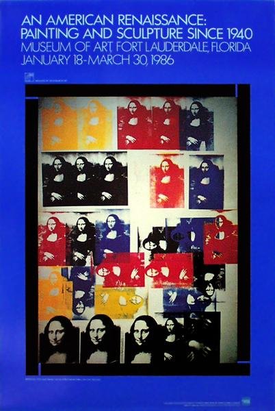 Andy Warhol : Mona Lisa, 1963 Art Print: Artist: Andy Warhol * Title: Mona Lisa, 1963 * Image Size: 23.25 x 17.5 inches. * Paper Size: 36 x 24.25 inches.