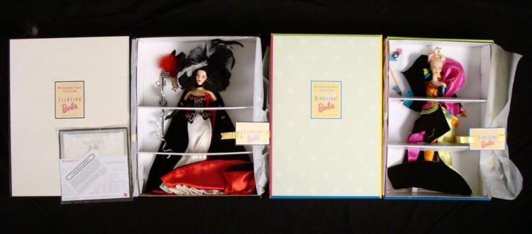 2 Barbies Masquerade Gala Illusion Rendezvous MIB: These are two limited edition barbie dolls from the Masquerade Gala Collection * * Illusion Barbie doll * Rendezvous Barbie doll * We are offering a very large collection of Barbie dolls that have nev