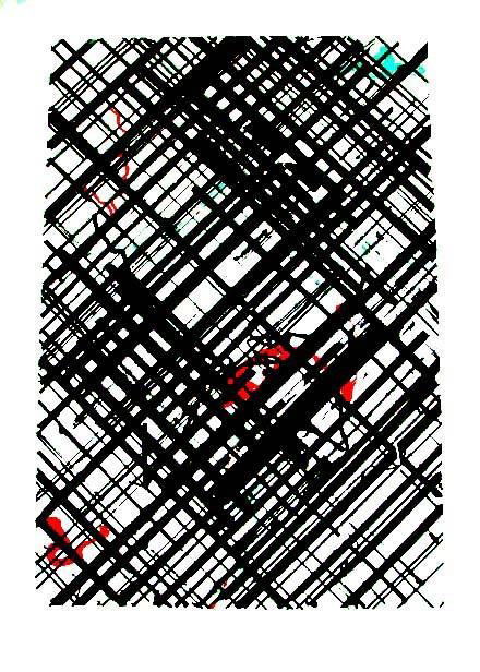 Ed Moses Signed LE Art Print Vidal Trac: This print has black cross-hatching combined with red to create a striking energy. * Artist: Ed MosesSignature: Signed by the artistTitle: "Vidal Trac"Medium: Lithograph on paperSize: 33" x 24.25"Edit