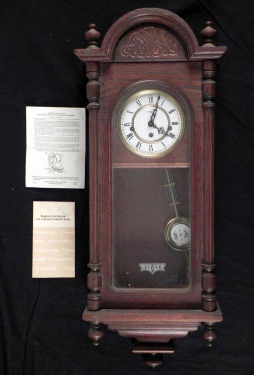 Howard Miller Vintage Wooden Winding Wall Clock 612462