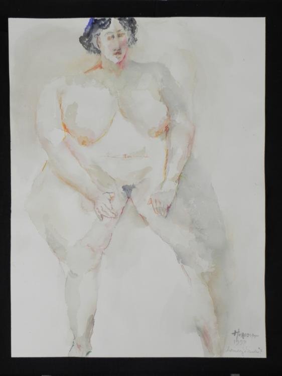 Betty Snyder Rees Original Painting Nude Woman Figure