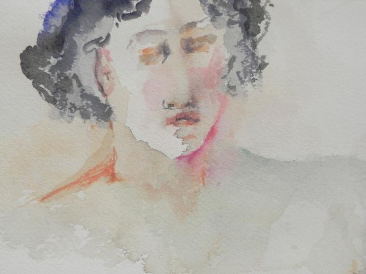 Betty Snyder Rees Original Painting Nude Woman Figure - 2