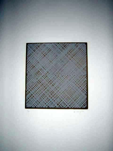 Ed Moses Signed LE Art Print Afif 2: This art print is rich in line and textures. * Artist: Ed MosesSignature: Signed by the artistTitle: "Afif 2"Medium: Etching on paperSize: 30" x 22.5" Edition: Limited, numberedCondition: Excellent Bi